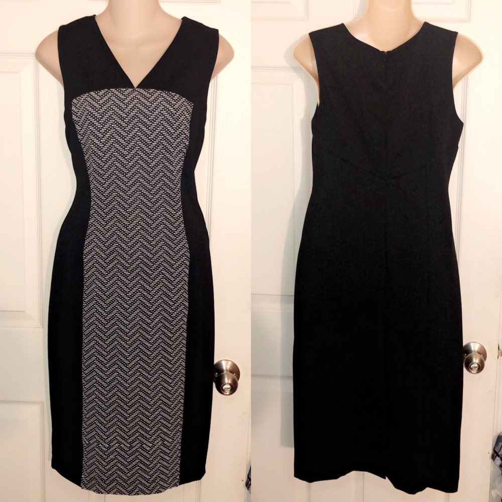 NOIR Color Block Midi Dress